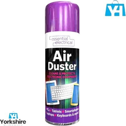 3 X COMPRESSED AIR DUSTER SPRAY CAN CLEANS PROTECTS LAPTOPS KEYBOARDS 400ML NEW