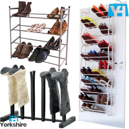 ENTRYWAY OVER THE DOOR SHOE RACK PAIRS ORGANIZER BOOT STAND SHOES STORAGE SHELF