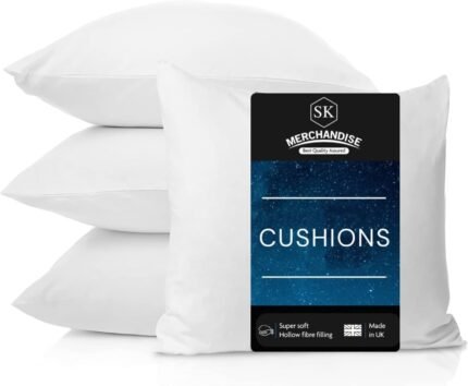Pack of 4 (45 x 45 cm) Hollowfibre 18" Inch Cushion Pads Insert Inner Fillers