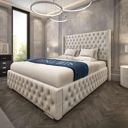 2025 Rome Luxury Wingback Bed