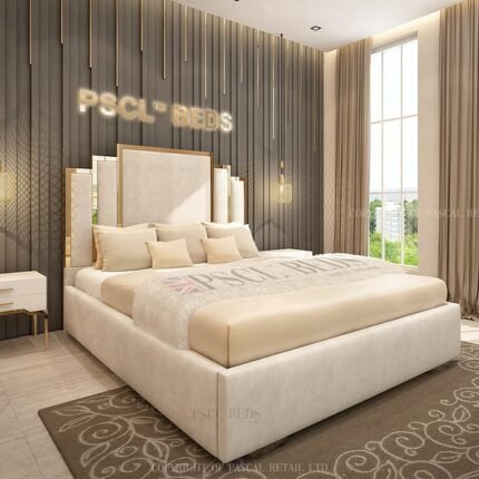 2025 Golden Crown Bed with Optional Ottoman Storage