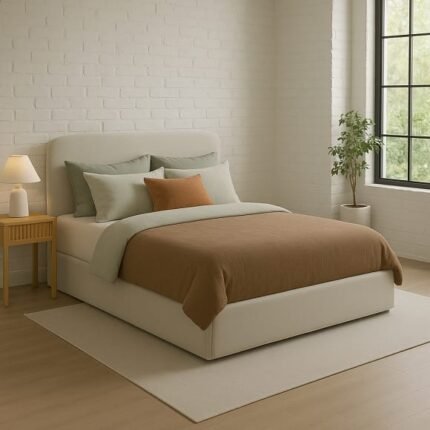2025 Jersey bed with optional ottoman storage
